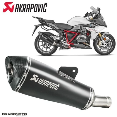 Pot échappement BMW R 1200 RS ABS 2015-2018 AKRAPOVIC Carbone S-B12SO19-HLGBL - Photo 1/4