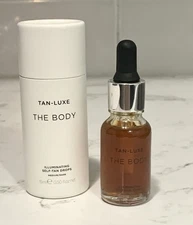 Travel Size TAN-LUXE The Body Illuminating Self-Tan Drops  Medium/Dark 0.5 oz