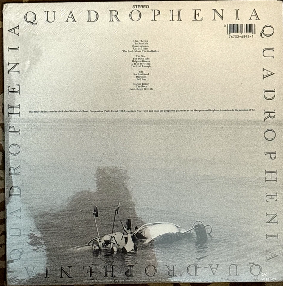 The Who - Quadrophenia Vinyl Record New MCA2-6895 Factory Sealed - Image 2 of 3