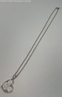 Disney SilverTone Rhinestone Accent Mickey Mouse Silhouette Pendant Necklace5.9g — photo 2