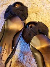 FREE CHRISTMAS GIFT Jessica Simpson Women's Sling Back High Heels Sz 9. NEW.