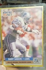 1991 Pro Set - League Leader Barry Sanders #10
