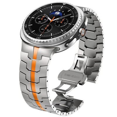 Stainless Steel Link Band for Samsung Galaxy Watch8 40mm 44mm Watch Classic 46mm