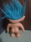 6"  Ace Novelty Troll Doll, Turquoise Hair &  Round Gem — photo 2