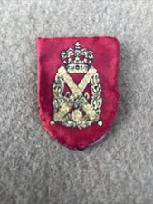 Abzeichen Patch Artillerie Dänisches Heer mit Klett Artillerieschule DNK