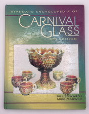 Standard Encyclopedia of Carnival Glass Illustrated Hardcover Book Coffee Table