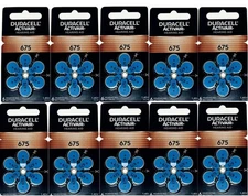 Duracell Size 675 Hearing aid batteries 60 Batteries