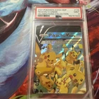 2021 Pokemon SWSH BSP # 139 Pikachu V-Union Celebrations Collection PSA 9