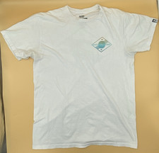 Salty Crew T Shirt Mens Medium White Logo Sink Swim Short Sleeve EUC