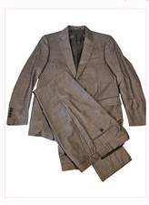 Emporio Armani G-Line Men's Suit Set Gray Wool 2-Piece Size 52 IT 42 US