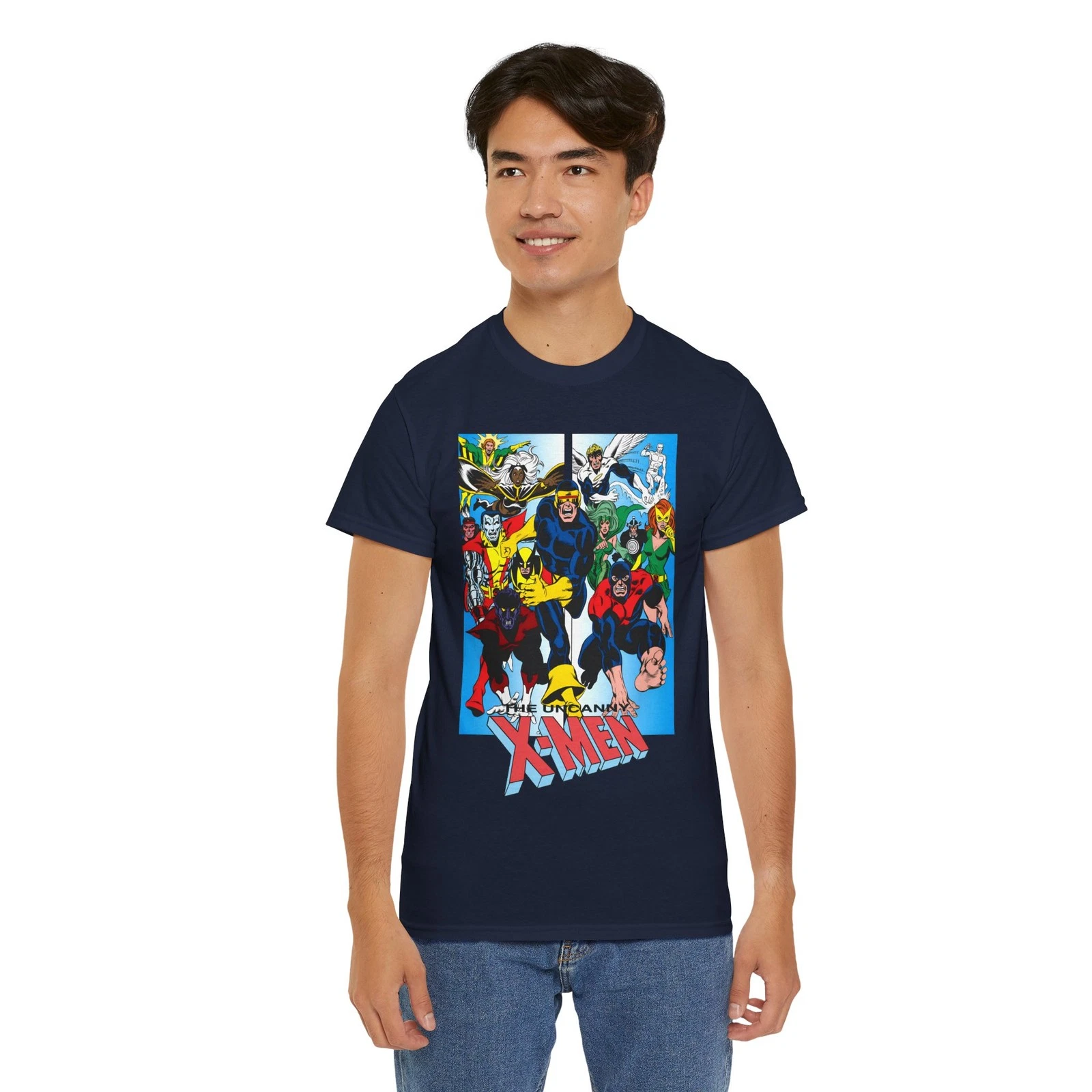 Uncanny X-Men T-Shirt - Dave Cockrum Art - Marvel Comics - Wolverine, Storm