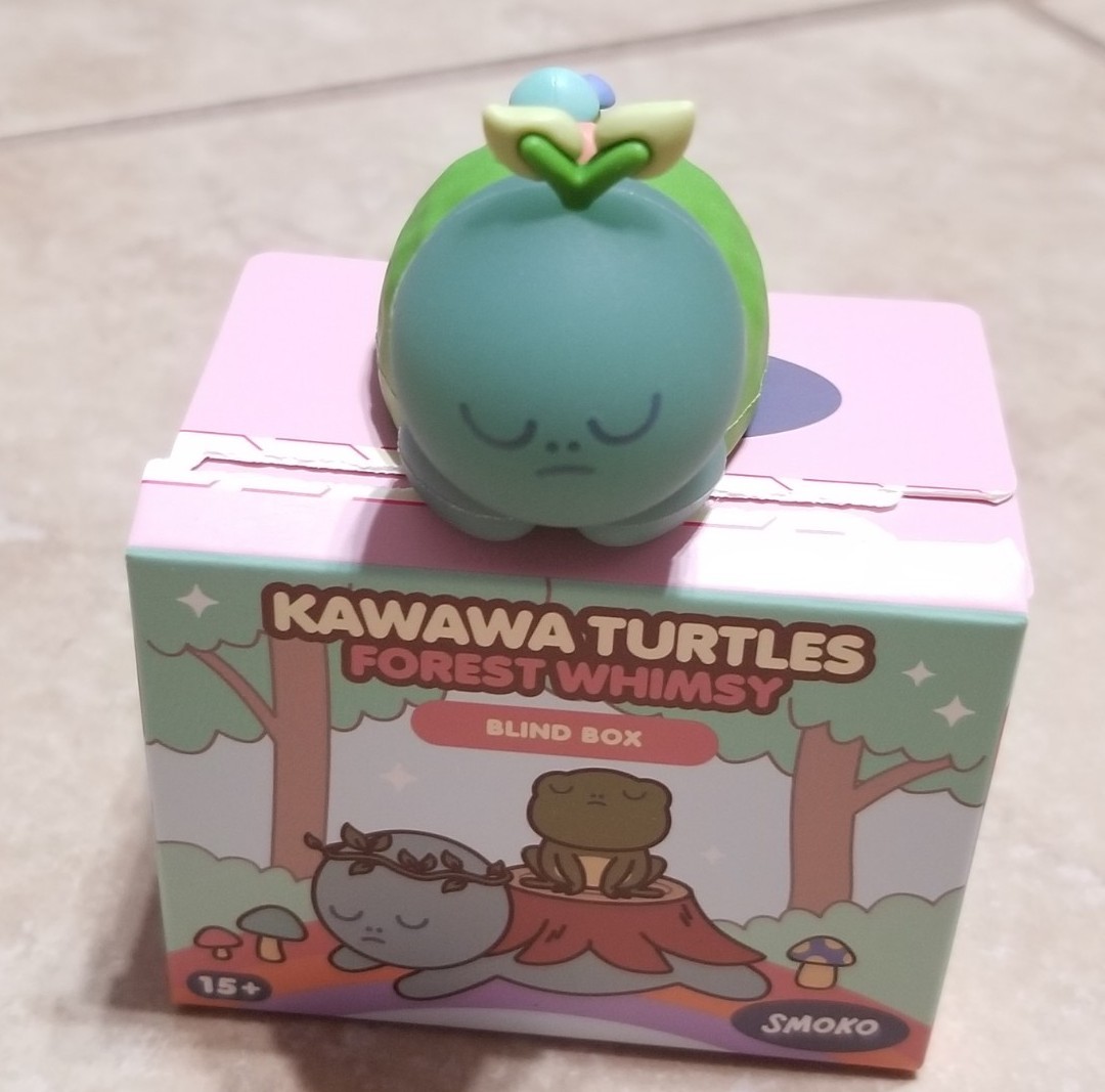 Smoko x Kawawa Turtles Forest Whimsy Blind Box: Mossy Sprout