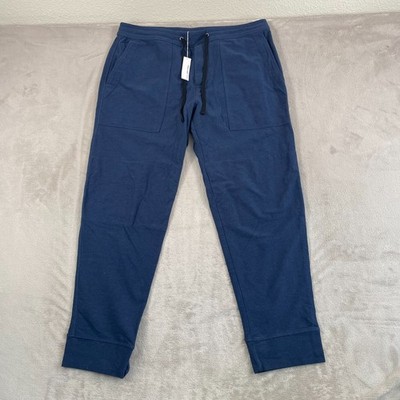JAMES PERSE Lounge Sweatpants Men 2XL 5 Heather Navy Relaxed Fit NWT $245
