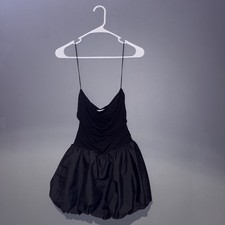 Kimchi Blue Babydoll Black Mini Dress • XS •Spaghetti Straps •Little Black Dress