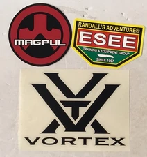 Vortex Optics Decal ,Esteem Knives Magpul Stickers New Firearms Airsoft