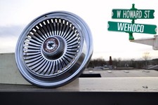 Vintage 1960s 15" Buick Wildcat  Chrome Wheel Covers Replacement Hub Cab