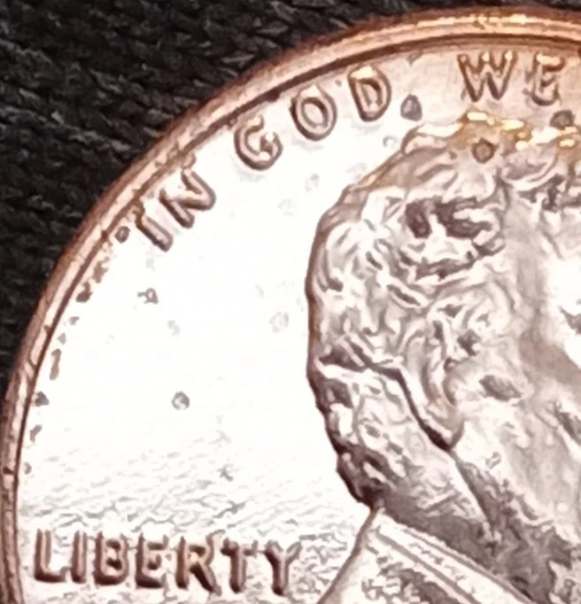 GRADING FANATICS, LOOK AT THIS INSANE 2011-P UNC, LINCOLN MULTIPLE STRUCK CENT ! - Image 4 of 4