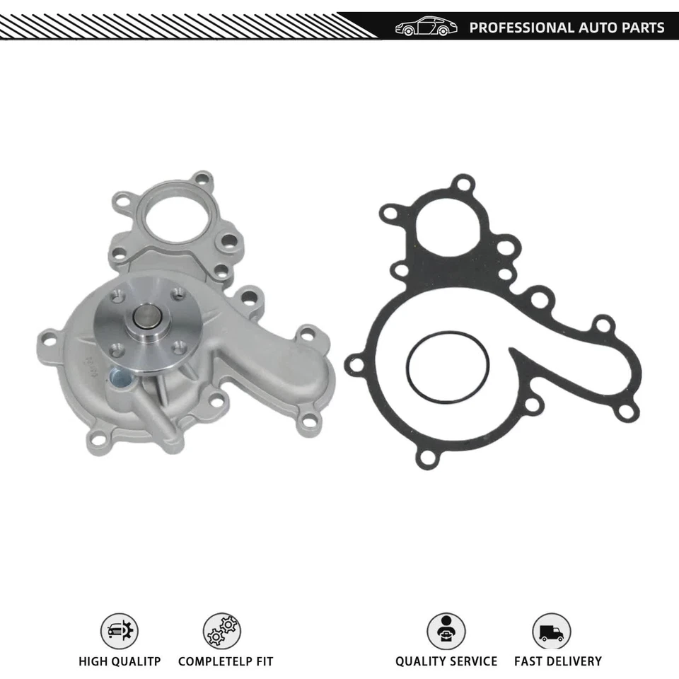 Fit 2007-22 Lexus Toyota Land Cruiser LX570 5.7L 3URFBE 3URFE Engine Water Pump Foto 4 de 4