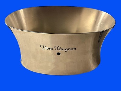 Dom Perignon Dual Champagne Wine Pewter Ice Bucket Cooler Silver Szekely France