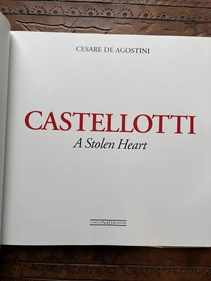 Cesare de Agostini Lote de 2 Nuvolari Italiano y Castellotti Un Corazón Robado Inglés Foto 3 de 4