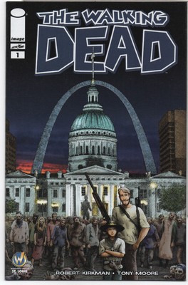 WALKING DEAD #1   WIZARD WORLD   ST. LOUIS COMIC CON GERHARD VARIANT - 2015