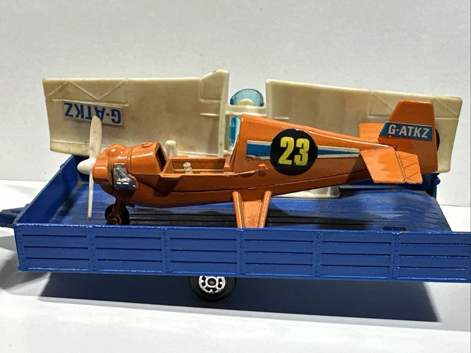 1973 Corgi Toys Gift Set 19 Land Rover Nipper Aircraft And Trailer Original Box - Image 3 of 4