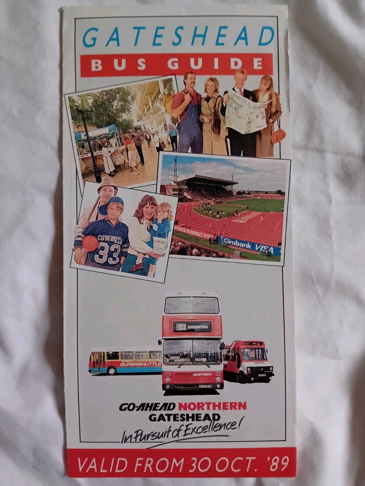 Gateshead Bus Guide Go Ahead Northern 30 October 1989