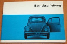 Volkswagen Beetle Original Workshop Manual 1967-1200-1300-1500 Sedan + Cabriolet
