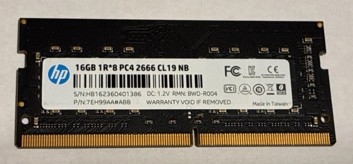 HP DDR4 SDRAM 16 GB Capacity per Module Memory (RAM) for sale | eBay