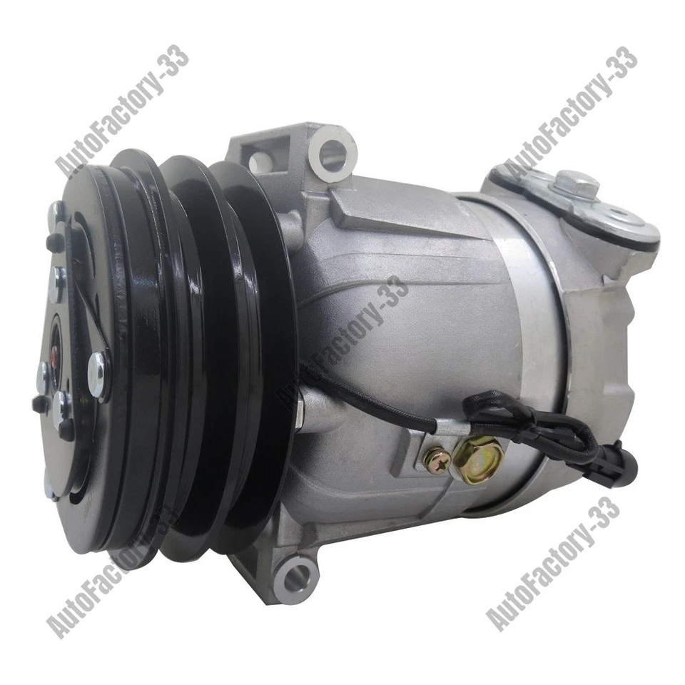 323104150 62085015167A 12V 2PK A/C Compressor for Massey Ferguson Combine  - Image 2 of 4
