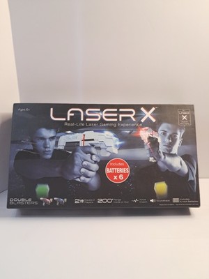 LASER X Double Blasters Real-Life Laser Gaming Experience 2 Player Set Ages 6+