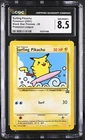 CGC 8.5 Surfing Pikachu 2001 Black Star Promos 28 Pokémon League Pokemon Card