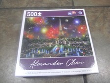 EIFFEL TOWER 500 PC. PUZZLE FROM SURE LOX 01366 ART BY CHEN NEW / SEALED