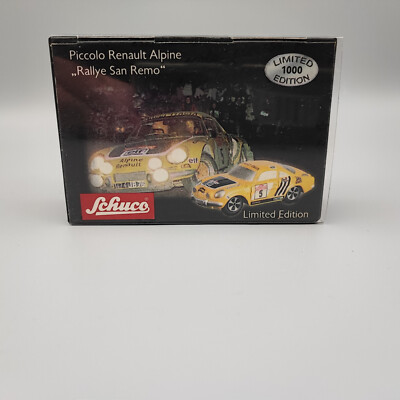 Schuco Piccolo Renault Alpine # 5 Rallye San Remo   Modellauto 1:90