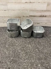 Lot of 5 Raco 4" x 2-1/8" Deep Octagon 3/4" KO's