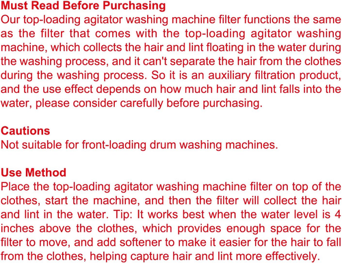 Pet Hair Catcher for Laundry, Lint Catcher for Laundry,Washing Machine Hair Catc - Picture 3 of 8