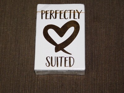 WEDDING GIFT PERFECTLY SUITED PLAYING CARDS NEW SEALED