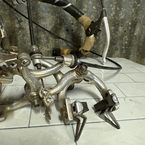 CAMPAGNOLO Vintage Brake Calliper & Lever Set with COSMOS Handle Bars Track Bike - Picture 2 of 15
