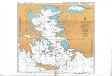 Admiralty 180 Mediterranean Sea Aegean Sea Chart Map Maritime Marine Wall Paper