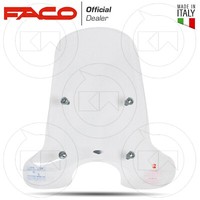 21544 Windschutzscheibe Bildschirm Alto Faco + Bindung Piaggio Liberty 125 2001