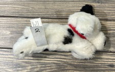 Battat White Black Dog Stuffed Animal With Red Collar Stuffed Animal 8