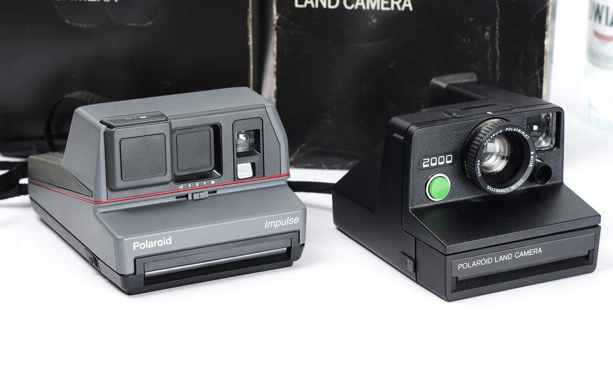 Lot 5x Polaroid Camera 2x ZIP Model Boxed + Impulse and 2000