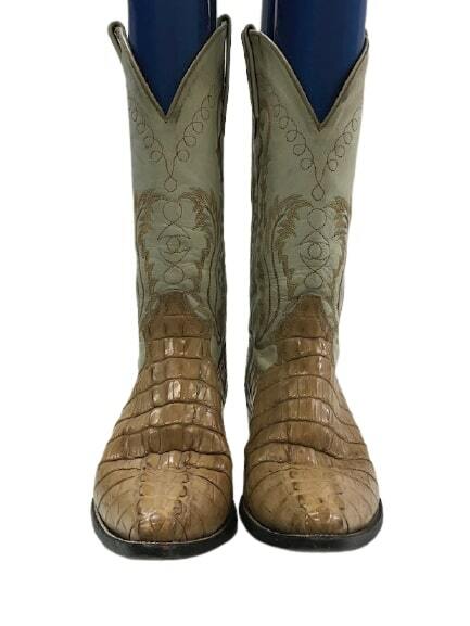 $500 Crocodile Dress Boot made by Cuadra Boots Size 7.5 Hornback