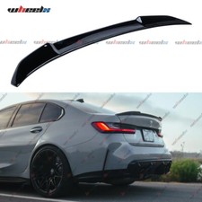For 19-2026 Bmw G20 330i M340i G80 M3 Gloss Black Cs Rear Trunk Lid Spoiler Wing