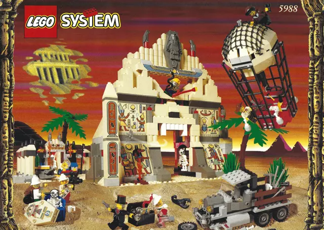 LEGO Adventurers Desert Pharoah s Forbidden Ruins Set 5988