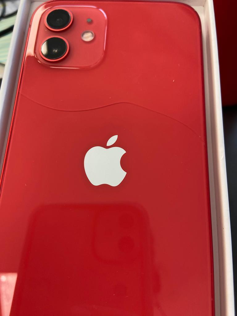 APPLE iPhone 12 (PRODUCT)RED, Rojo, 64 GB, 5G, 6.1