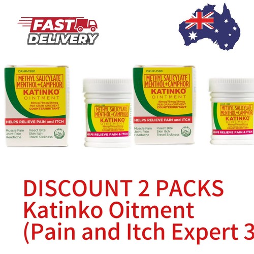 2pcs Katinko 30 grams Ointment (Help Relieve Pains and Itch)