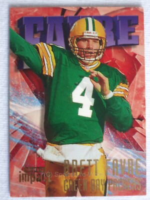 Brett Favre - 1997 Skybox Impact #4 - Green Bay PACKERS Playercard