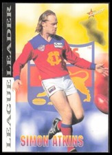 AFL 1996 Select League Leader Fitzroy Simon Atkins 391 Football Card CB-1-1-B-29
