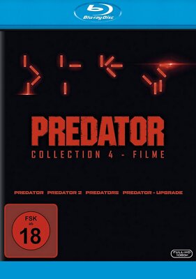 Predator 1+2+3+4 - (Predators / Upgrade) # 4-BLU-RAY-BOX-NEU